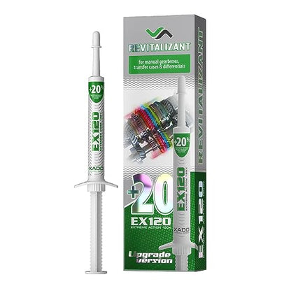 XADO EX120 Manual Transmission Fix - Treatment for Stick Shift Gearboxes, Transfer Cases & Differentials | Friction Modifier Additive - Repairs Sticking, Shudder and Slipping - size: Manual