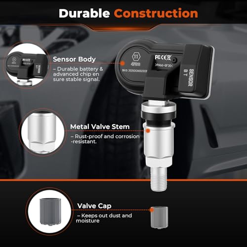 Multi-Protocol TPMS Sensors Fit for Honda and Acura,315MHz and 433MHz - size: Fit for Honda & Acura-4PCS