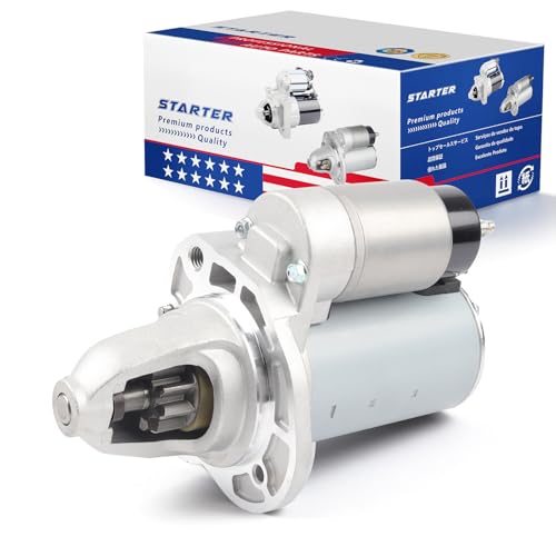 19185 Starter Compatible with 11-16 Chrysler 300 Dodge Challenger & Charger,11-15 Durango,13-15 Grand Cherokee, 13-14 Ram 1500 3.6L Replace# 04801852AB 4801852AB RL801852AB SND0787 - color: 19185