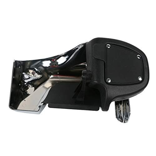 TCT-MOTORPARTS ABS Lower Vented Leg Fairings Glove Box Fits for Harley Touring Road King, Street Glide, Electra Glide, Ultra-Classic 1983-2013 - color: Chrome