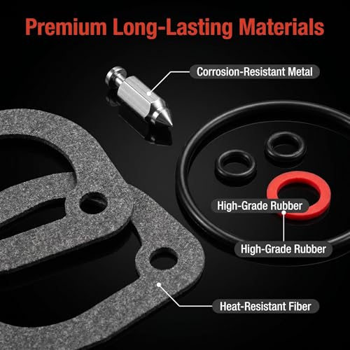 11028-6295 Carburetor Gasket Kit Compatible with Kawasaki FR651V FS651V FR691V FS691V FR730V FS730V Engine, Replaces 11028-6318 - Sealing Rebuild Set for Lawn Mower