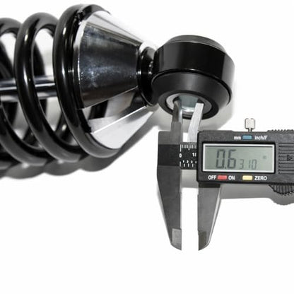 Rear Street Rod Coil Over Shock SET Black Coated Springs (Spring Rate:180) - size: Spring Rate:180