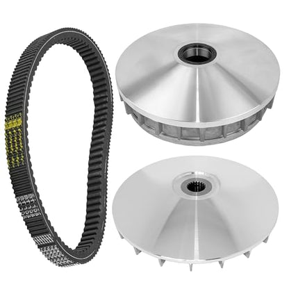 Caltric Clutch Primary Fixed And Sliding Sheaves Belt Compatible with Yamaha Grizzly 660 Yfm660 4X4 2002-2008