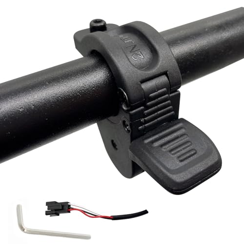Ebike Thumb Throttle, Electric Scooter Throttle, Thumb Throttle for ebike, 7/8inch 22.2mm Left and Right Handlebar, 12V-72V 3 pin SM Plug Connector - color: SM plug