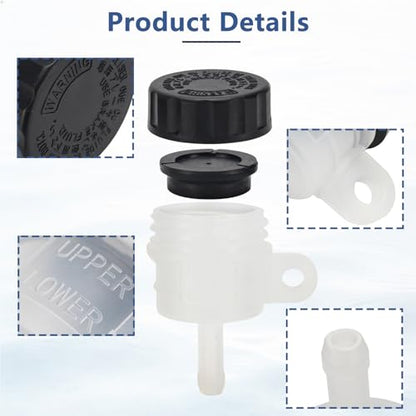 Universal Motorcycle Master Cylinder Fluid Oil Reservoir - size: Style 2