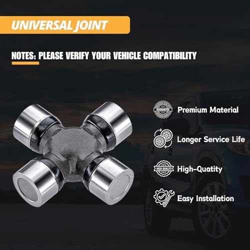 U Joint Universal Joints Replacement fits Toyota Highlander 3.3L AWD