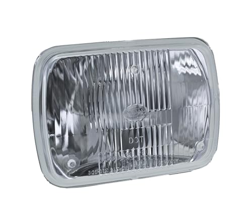HELLA 003427291 Vision Plus 190x132mm High/Low Beam 12V Halogen Conversion Headlamp (HB2), White - style: 190x132mm