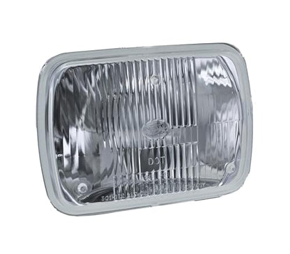 HELLA 003427291 Vision Plus 190x132mm High/Low Beam 12V Halogen Conversion Headlamp (HB2), White - style: 190x132mm
