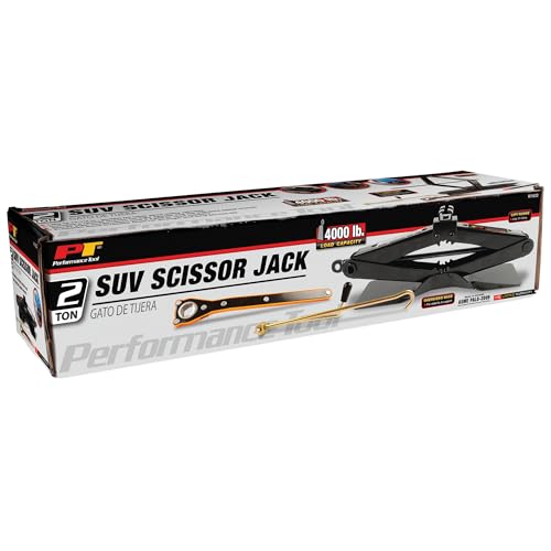Performance Tool W1622 2 Ton SUV Scissor Jack with Ratchet Wrench - style: Scissor Jack
