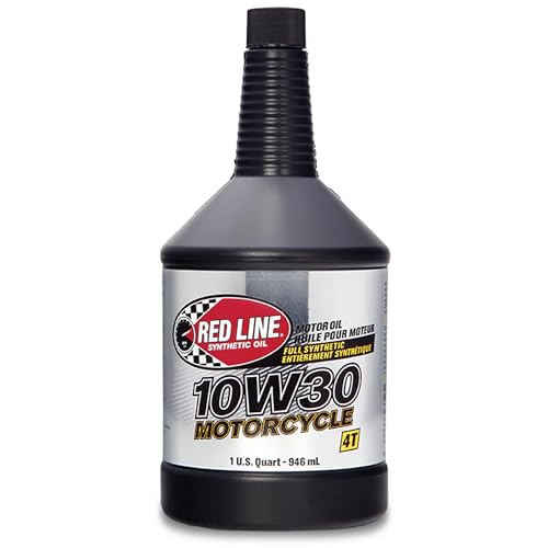 Red Line 42404 10W40 Synthetic Motorcycle Motor Oil - 1 Quart (12 Pack) - size: Quart (12 Pack)