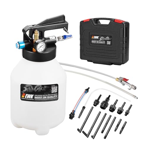 EWK Patented 6L Automatic Transmission Fluid Pump Fluid Extractor/Dispenser for ATF Filler System with 14 Adapters - size: 6L