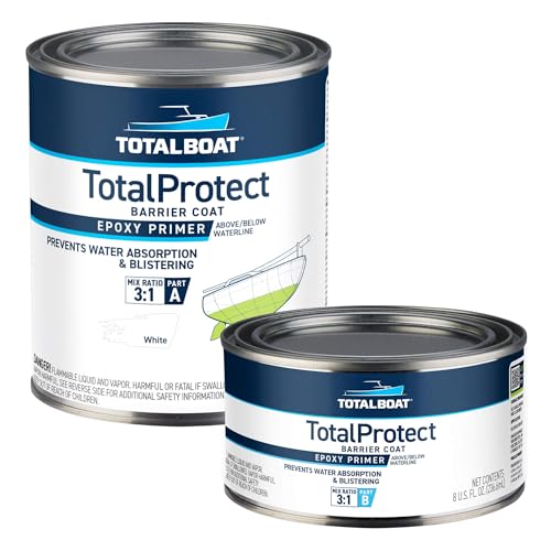 TotalBoat TotalProtect Marine Barrier Coat Epoxy Primer - White Quart - color: White, size: 32 Fl Oz (Pack of 1)