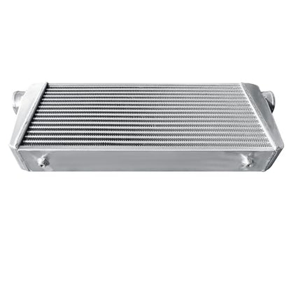 Universal Intercooler 31''x13''x3.7" Front Mount Intercooler 3'' Inlet and Outlet Aluminum Turbo Intercooler Direct Replacement for Any Turbo Charger system - size: 31''x13''x3.7" 3''