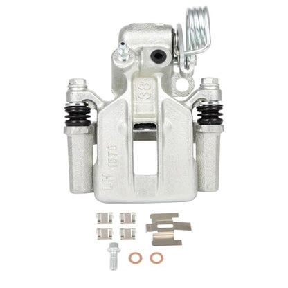 SCITOO 18B4825 Rear Left Disc Brake Caliper With Bracket Silver - size: Rear Driver[18B4825]Silver