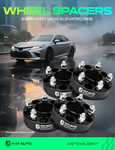 YHTAUTO 5x4.5 Hub Centric Wheel Spacers 1.5 Inch for Ford, Lincoln - size: 1.5 Inch Thickness, style: 4 PCS