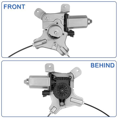 Obaee Window Regulator with Motor Rear Right Passenger Side, OE 741-391 - size: Rear Right Passenger Side