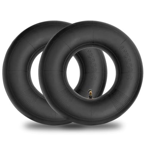 4.10/3.50-5 Inner Tube (2 PACK) with TR-87 Bent Valve Stem,Replacement for Wheelbarrows, Mowers, Hand Trucks and More 4.10-5 3.50-5 Tire and Tubes (4.10/3.50-5) - size: 4.10/3.50-5
