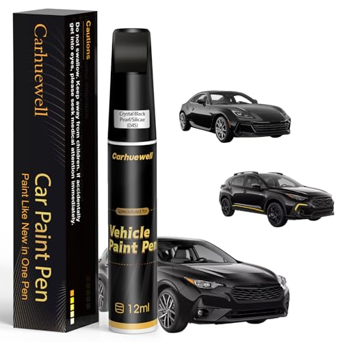 Crystal Black Pearl/Silicae(D4S) Touch Up Paint Compatible with SUBARU - color: Crystal Black Pearl/Silicae(D4S) for Crystal Black Pearl(D4S) compatible with Ascent-models/BRZ/Crosstrek/Compatible withester-models/Impreza/Legacy-models/Outback/Tribeca/WRX