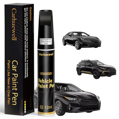 Crystal Black Pearl/Silicae(D4S) Touch Up Paint Compatible with SUBARU - color: Crystal Black Pearl/Silicae(D4S) for Crystal Black Pearl(D4S) compatible with Ascent-models/BRZ/Crosstrek/Compatible withester-models/Impreza/Legacy-models/Outback/Tribeca/WRX
