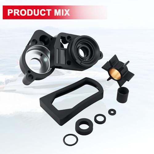 77177A3 Water Pump Repair Kit with Housing Replacement for Mercury and Mariner 2-Cycle Outboards 30 HP - 70 HP - Replace 46-77177A3 Sierra 18-3324 GLM12100