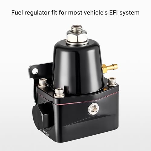 EVIL ENERGY Fuel Pressure Regulator 6AN EFI Bypass Return Adjustable (20-75PSI, 75-120PSI) Bundle with Oil Catch Can Kit
