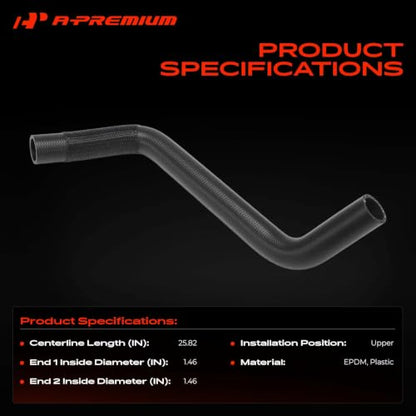 A-Premium Upper Engine Radiator Coolant Hose Compatible with Ford - style: Upper