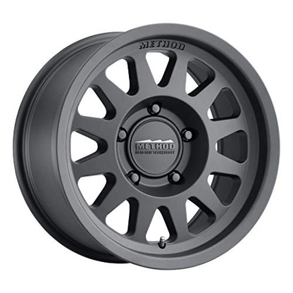 Method Race Wheels 704 Matte Black 17x8.5" 5x5", 0mm offset 4.75" Backspace, MR70478550500 - color: Matte Black, size: 17x8.5 inches, 5x5, 0/4.75"