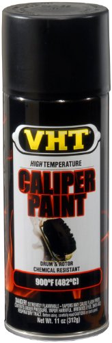 VHT (SP739-6 PK) Satin Black High Temperature Brake Caliper Paint - 11 oz. Aerosol, (Case of 6)