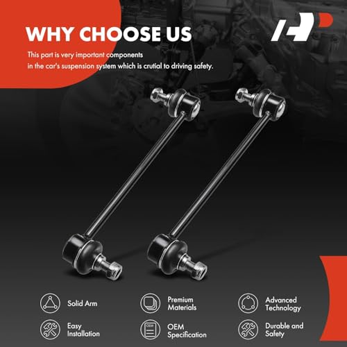 A-Premium Rear Sway Bar Link Stabilizer Bar Link - style: Rear Side