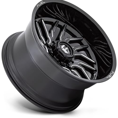 FUEL OFF-ROAD D807 HURRICANE 20X10, 5X5.0, 4.79, 18mm GLOSS BLACK MILLED - D80720007547 - color: GLOSS BLACK MILLED, size: 20X10, 5X5.0, 4.79, -18mm