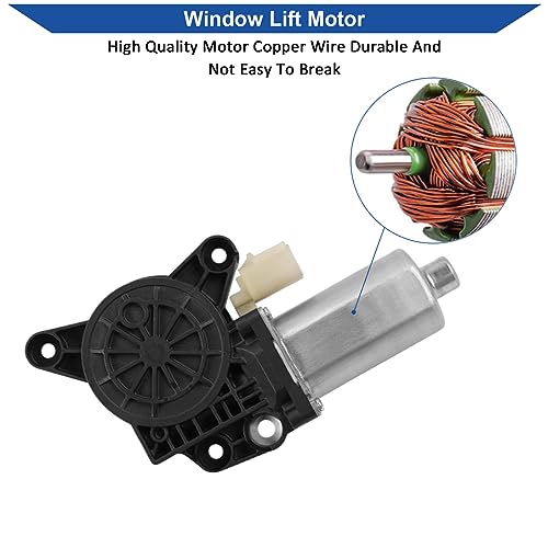 Obaee Window Regulator with Motor Front Right Passenger Side, OE 748-509 - size: Front Right Passenger Side