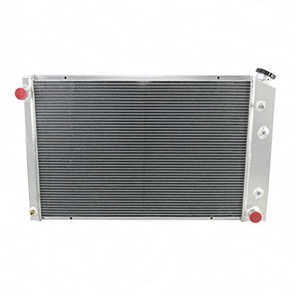 3-Row Radiator Compatible For 1973-1987 Chevy GMC C/K K5 Blazer C10 C20 C30 305 350 454 V8 Pickup Aluminum Radiators - size: 3-Row