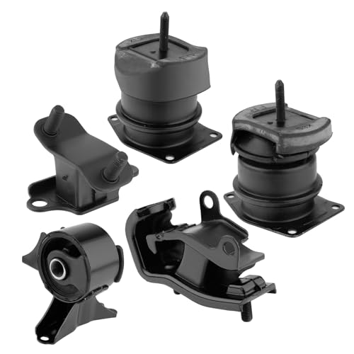 5Pcs Engine Motor Mount Compatible with Honda Accord 3.0L 1998-2002 & Acura TL 3.2L 1999-2003 Transmission Mount Kit Replace A4507 A6552 A6579 A6582 A6592 - size: Honda Accord 1998-2002 Acura TL 1999-2003