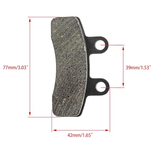 Front Disc Brake Master Cylinder Caliper Assembly with Brake Pad Compatible with 50cc 70cc 90cc 110cc 125cc SSR Chinese ATV Dirt Bike Pit Bike Quad