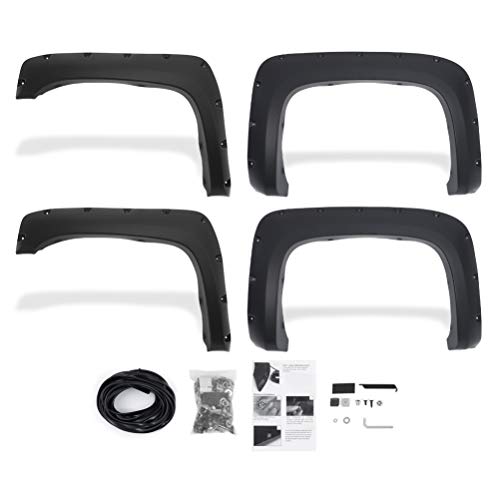 Pocket-Riveted Front & Rear Smooth Fender Flares 69" Short Bed