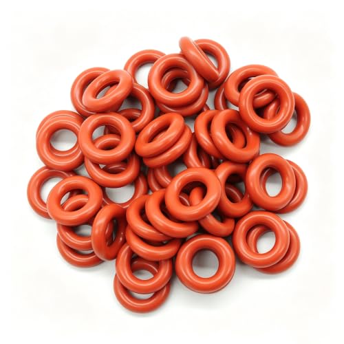 HiSport Fuel Injector O-Rings Set O-203 RED 7.52mm X 3.53 mm 50 Pcs - color: red