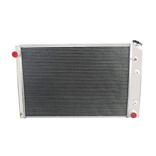 Primecooling 56MM 3 Row Core Aluminum Radiator for GMC Chevrolet C/K Series Pickup Trucks, Multiple V8 Models 1973-1991