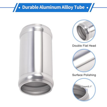 1.5" OD 0° 6063 Aluminum Alloy Tube Intercooler Pipe 3" Length - size: 1.5"OD 3"Length