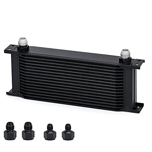 Universal transmission Oil Cooler 10AN 16 Row with 8AN 6AN Fittings - size: 16row