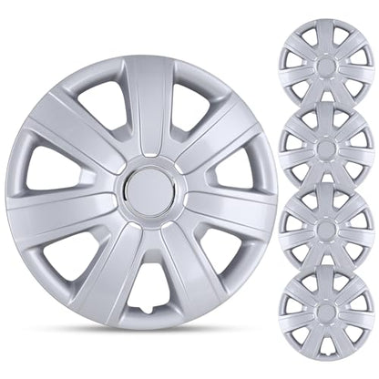 15" Wheel Rim Covers Universal Hubcaps, Snap on Car Truck SUV - color: 5076-Lacquer-15