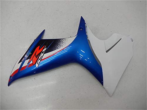 YTL Blue white Full Fairing Fit for Suzuki 2011-2026 GSXR 600/750 - color: 005 Blue white