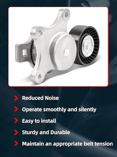 Belt Tensioner and Pulley Assembly Fit For 2007-2019 Explorer Edge Flex - size: BT4E6B209CC