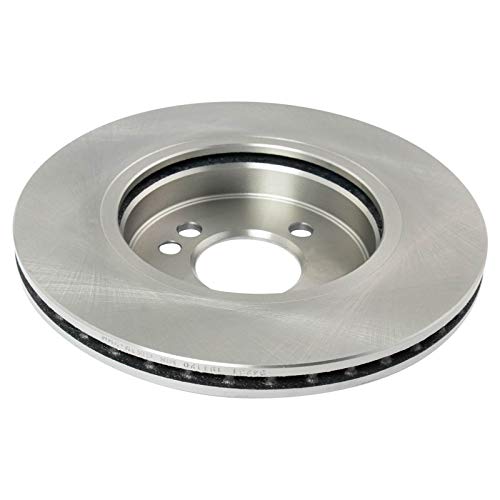 TRQ Front and Rear Brake Pad and Rotor Set Ceramic Vented Solid Rotors - style: BKA11651