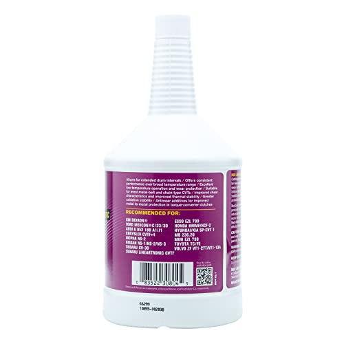 Red Line 30804 Synthetic Non-Slip Continuously Variable Transmission Fluid (CVT) - 1 Quart
