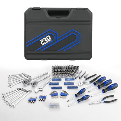 Prostormer 279-Piece Mechanics Tool Set with Toolbox, Blue - color: Blue