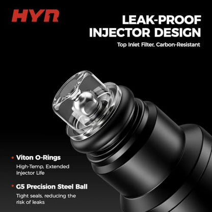 HYR Set of 8 Fuel Injectors for 4.6L 5.0L 5.4L 5.8L Ford Mercury Lincoln