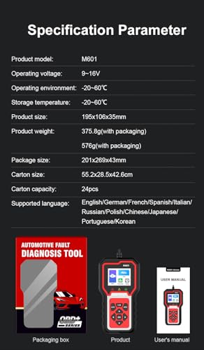 for Chevrolet Chevry Vehicle Obd2 Scanner Full System Check Engine Code Reader Scan Tools ABS SRS Transmission Chasis ESP TPMS System Car Diagnostic Tool