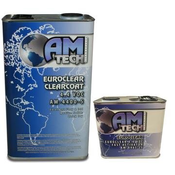 Amtech AM-4400-5 4.4 VOC EuroClear Advanced European Technology Clearcoat Kit/W Activator (AM-4485 SLOW)