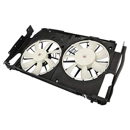 TRQ Radiator Dual Cooling Fan Assembly - style: RFA83474