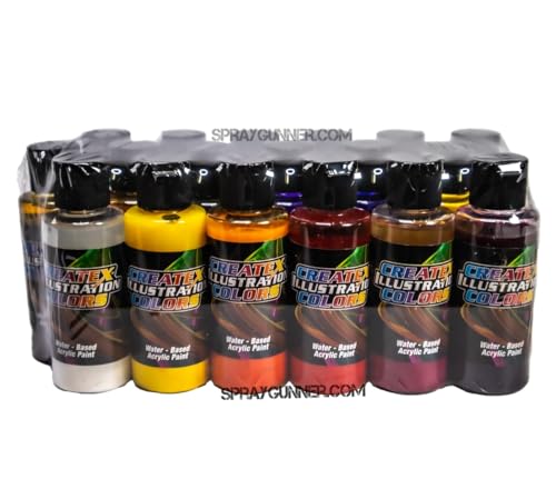 Createx Colors Createx Illustration Color Wheel Set, 2oz. - style: Color Wheel 2oz. Set